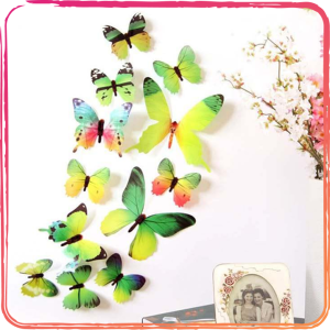 3D বাটারফ্লাই স্টিকার
