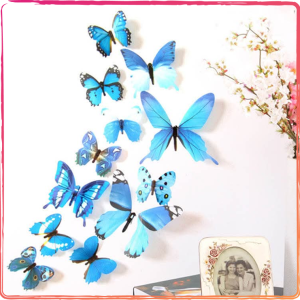3D বাটারফ্লাই স্টিকার